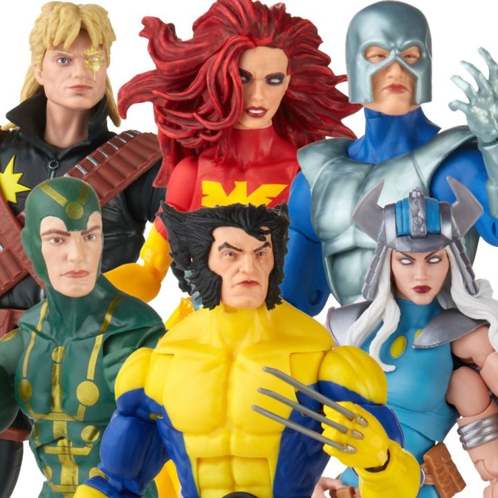 Marvel Legends Retro The Uncanny X-Men Spiral Dark Phoenix Longshot ...