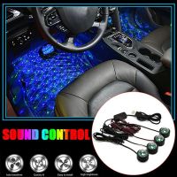 Led Car Foot Star Light Usb Rgb Flash Starry Lights Backlight Lighting Auto Interior Decorative Atmosphere Ambient Mood Lamp New