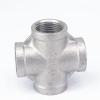 【Cod】 Madi Traders 3/4 "BSP Female 304 Stainless Steel Cross 4 Way Connector Fitting Water Air