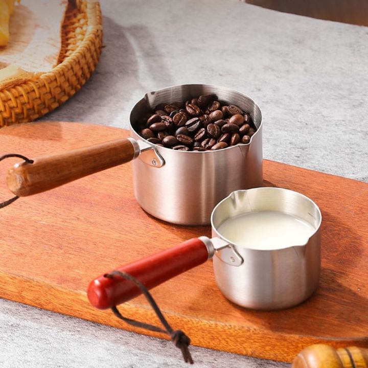 สแตนเลสเกรดอาหาร304กระทะสำหรับทำอาหารเครื่องครัวไม่ติดกระทะหม้อทอดความร้อนสำหรับไข่นมน้ำมันกาแฟเนย