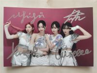 Signed Photo Aespa Kim Minjeong Winter Uchinaga Eri Giselle Ning Yizhuo NingNing Yoo Ji Min Karina Autographed Savage K-POP