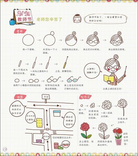 adult-pencil-book-stick-figure-cute-chinese-painting-textbook-easy-to-learn-drawing-books-by-feile-bird-studios