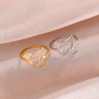 Skyrim Heart Dove Bird Ring Stainless Steel Gold Color Finger Rings Women Fashion Cute Animal Jewelry Birthday Gift Wholesale