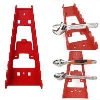 ♤ Tool Organizer Wrench Spanner Sorter Holder Wall Mounted Tray Rack Storage Organizer Socket Tool Plastic Storage Tools Household