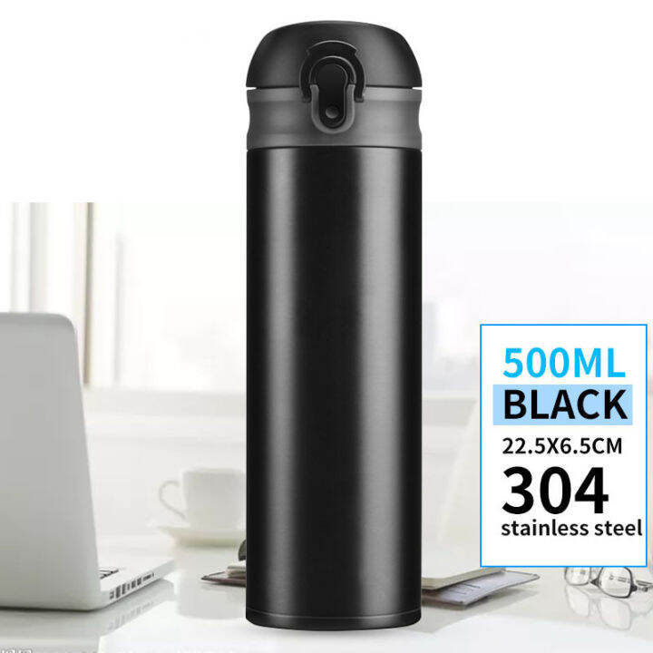 COD 500ml Vacuum Insulated Bottle Tumbler Portable Stainless Steel