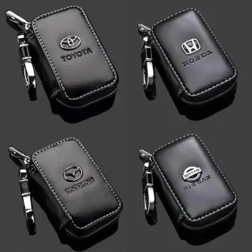 Carbon Fiber Perodua Proton Honda Toyota Key Pouch Car Key Wallet Holder