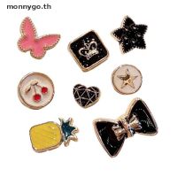 【monnygo】เข็มกลัดกระดุมมุก สําหรับตกแต่งเสื้อเชิ้ตผู้หญิง 10 ชิ้น