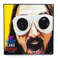 Steve Aoki สตีฟ อาโอกิ DJ producer ดีเจ EDM เพลง Music ดนตรี รูปภาพ​ติด​ผนัง​ pop art พร้อมกรอบและที่แขวน ของขวัญ​ แต่งบ้าน รูปภาพ