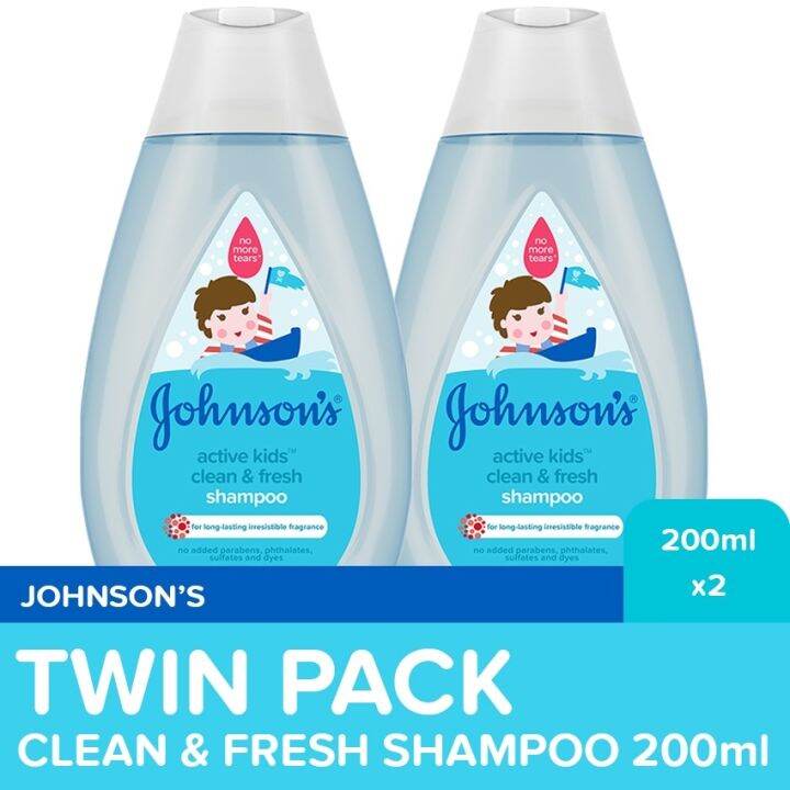 Johnson's Baby Shampoo 200mL Twin Pack for kids kids bath Lazada PH