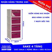 CÓ SẴN - GIAO SIÊU TỐC - ĐÃ LẮP RÁP HOÀN THIỆN Tủ nhựa Duy Tân SA KE 4 tầng