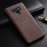 เคสสำหรับ Samsung Galaxy Note 9สไตล์ธุรกิจหนัง PU สีทึบ TPU และ PC 2 In 1วัสดุคลุม