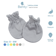 Bao tay BENTY cho trẻ sơ sinh đến 6 tháng cotton cao cấp mềm mịn