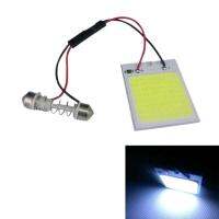 【อะไหล่รถยนต์】แถบไฟติดภายในรถ,48SMD กันการกระแทกเปิด/ปิดอเนกประสงค์สีขาว