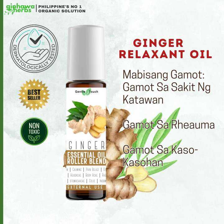 Roller Blends Ginger And Ginseng AntiGout, Body Muscle Pain, and