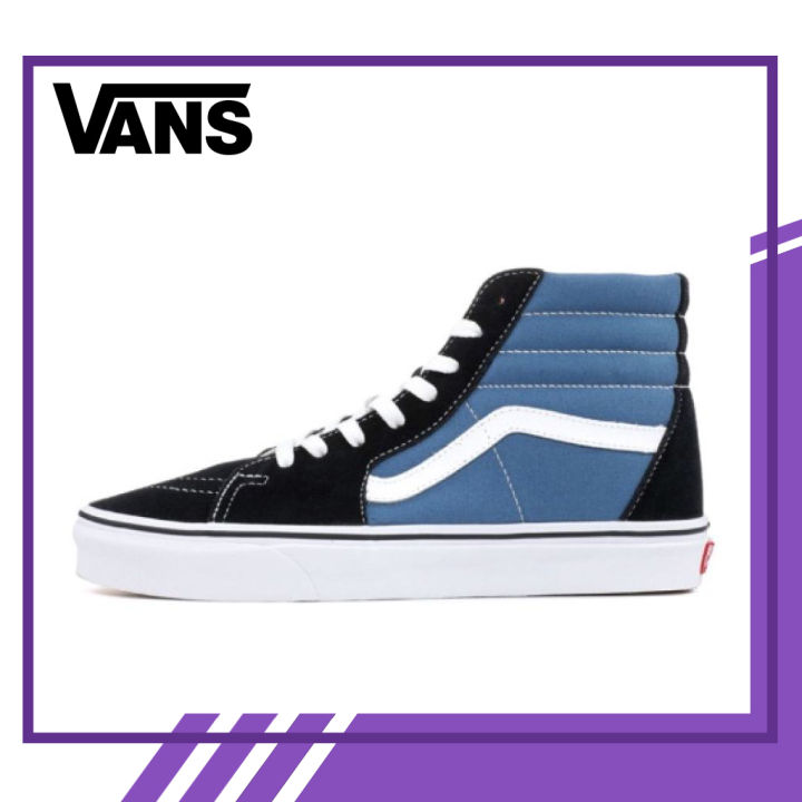 Online.Store]💯% Vans Old Skool Sk8 High blue shoes, VANS Men's shoes/Women's shoes/sports shoes. | Lazada PH