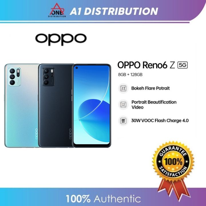 Oppo Reno 6z 5g Smartphone 8gb Ram And 128gb Rom 100 Original Oppo Malaysia Lazada