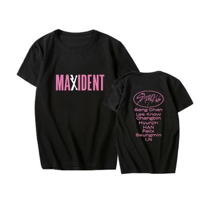 Stray kids t shirts SKZ Maxident t-shirt Cotton Premium Quality Kpop Fans tees