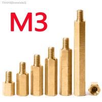 ◘ M3 Hex Brass Male Female Standoff Pillar Board Stud PCB Spacer Hexagon Mount Motherboard Bolt Screw M3xL 3/4/5/6mm