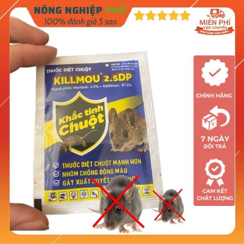 Thuốc diệt chuột Killmou có hiệu quả trong việc diệt chuột không? 

