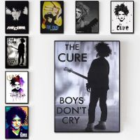 The Cure - Music โปสเตอร์ Boys Don T Cry Bathroom Wall Decor Home ผ้าใบพิมพ์โปสเตอร์ Art - Perfect ห้องนั่งเล่นโปสเตอร์สำหรับ Boy และ Girl Room