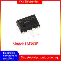 ชิปวงจรเปรียบเทียบช่องสัญญาณแบบคู่ DIP-8 LM393P ของแท้ใหม่