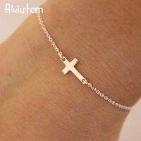 【hot】№﹍  ALIUTOM 2020 charm cross chain bracelet fashion pulseras mujer womens