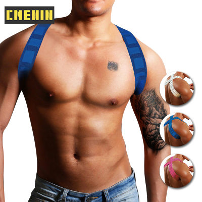 [CMENIN Official Store] BS 1Pcs Cotton Breathable Tanks Party charm Harness Pouch Push Up Summer Flexible Clubwear Body Chest Halter BS8105