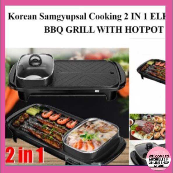 2 in 1 MINI Samgyup Multifunction Electric Hotpot Griller | Lazada PH