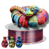 3สีใน1 PLA 3D เครื่องพิมพ์ Filament 1.75มม. 250G ผลิตภัณฑ์ระเหิดวัสดุพลาสติกสำหรับ3d การพิมพ์ผ้าไหม Tri-สี Pla