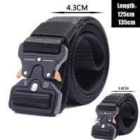 Tactical Military Belt Mens Training Waist Belt High Quality Automatic Buckle Outdoor Camping Support Quick Release Nylon Belt