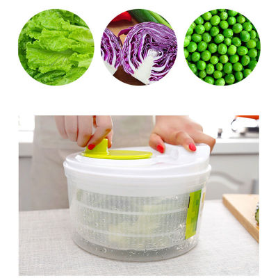 Salad Spinner Lettuce Greens Washer Dryer Drainer Crisper Strainer Basket For Washing Drying Leafy Vegetables Kitchen Tools New