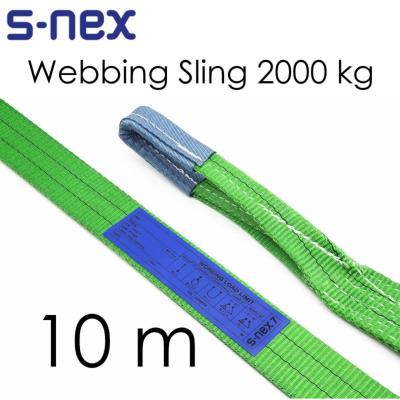 S-NEX7 สลิงผ้าใบ สลิงอ่อน (2000kg) ความยาว 10m