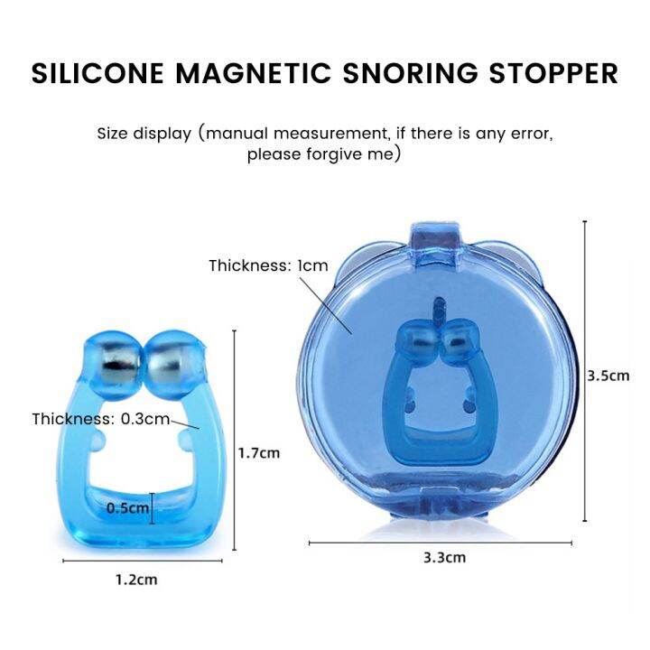 tdfj-silicone-magnetic-anti-snore-stop-snoring-clip-tray-sleeping-aid-apnea-guard-night-device-with-tools