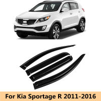 สำหรับ Kia Sportage 2011 2012 2013 2014 2015 2016รถด้านข้างหน้าต่าง Visor D Eflector กระจกสำหรับฝนยามโล่กันสาด Shelter