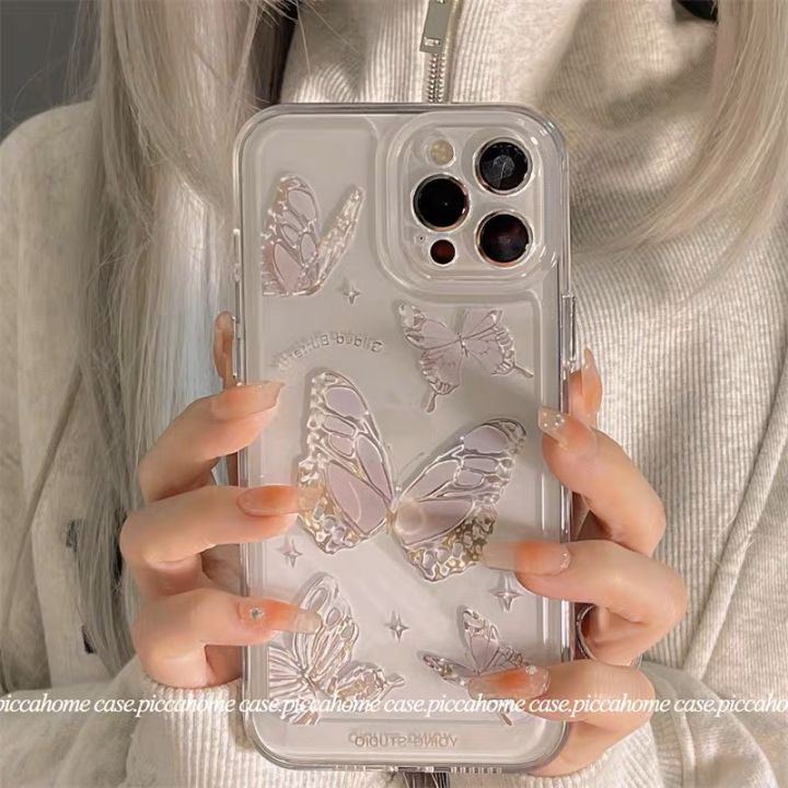 crystal-butterfly-clear-phone-case-compatible-for-tecno-pova-neo-3-lh6n-luxury-transparent-shockproof-bumper-cover