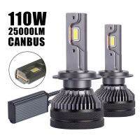 110W CANbus H4รถยนต์ไฟ LED 3000K 6000K H1 H11คู่ทองแดงโคมไฟหัวอัตโนมัติ HB3 9005 9006หลอดไฟหน้ารถยนต์ *