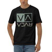 RVCA logo graphic cotton O-neck T-shirt for men