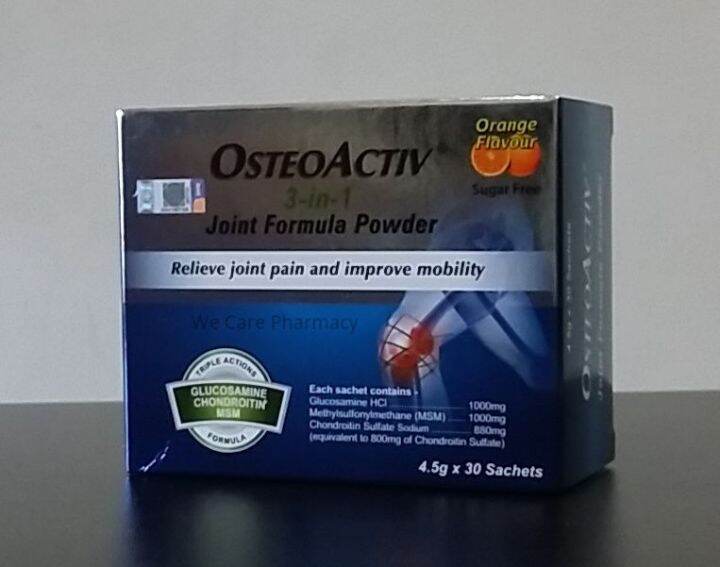 OsteoActiv 3In1 Joint Formula Powder 4.5g x 30 Sachets (Glucosamine