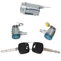 1Set Car Replacement Spare Parts Accessories Front Door Lock Cylinder with Keys for 1995-2004 DL107L DL108L 6905135070 6905235070