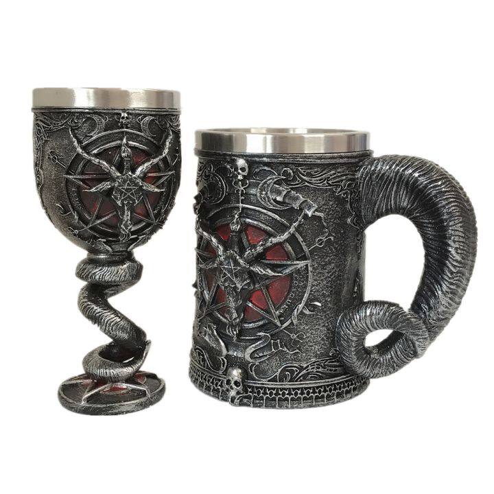 2021skull-baphomet-beer-coffee-mugs-stainless-steel-tea-wine-cups-creative-drinkware