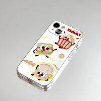 เคสไอโฟน Fries เบอร์เกอร์ Apple 1514PROMAX 1211pro โปร่งใส XRxsmax หุ้มทั้งเครื่อง78PLUS