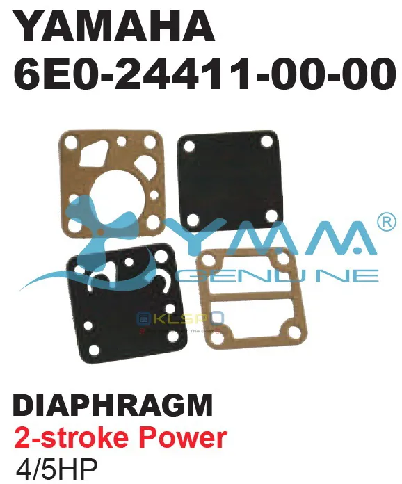 YMM YAMAHA 5HP (2 STROKE) FUEL PUMP DIAPHRAGM GASKET SET 5HP 6E0244110000 Lazada