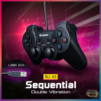 Joystick จอยเกมส์ จอยคอม จอยสติ๊ก จอย USB NJ-43 NUBWO มีอนาล็อค Analog