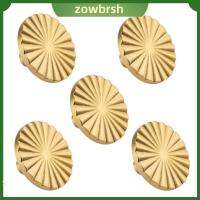 ZOWBRSH ทองเหลืองเบิ้ล ลูกบิดตู้เก็บของ แปรงทอง สังกะสีอัลลอยด์ ตู้ฮาร์ดแวร์ หลุมเดียว แข็งและแข็งแรง ลูกบิดประตูตู้เสื้อผ้า อุปกรณ์สำหรับห้องครัว