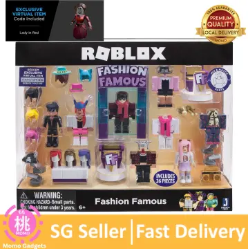 Roblox Celebrity Collection - Fashion Famous Playset [Includes Exclusive  Virtual Item] 