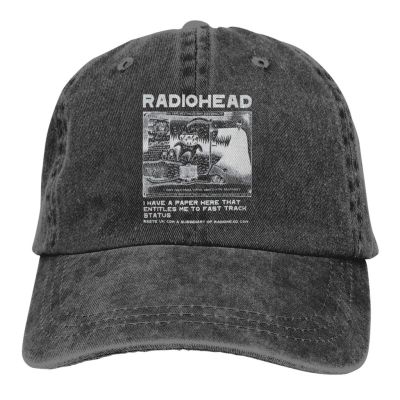2023 New Fashion Korean Style Baseball Cap Neu Radiohead North America Tour Distressed Personality Hat，Contact the seller for personalized customization of the logo