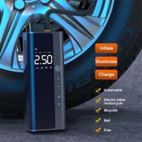 12V Portable 8000mAh Car Air Compressor Wireless for Motorcycles Bicycle Tyre Inflator Digital Mini Auto Inflatable Air Pump Air Compressors  Inflator