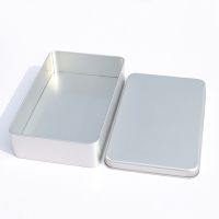 Star Packaging Factory Direct Sales Custom Printing Tea Candy Cookie  Airtight White Square Tin Boxes Storage Boxes