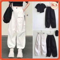 COD ✵ The Nonexistent Shop32dsgd0 Closet Khaki Box Pants unisex Personality Box Pants Have 2 Sizes M And L