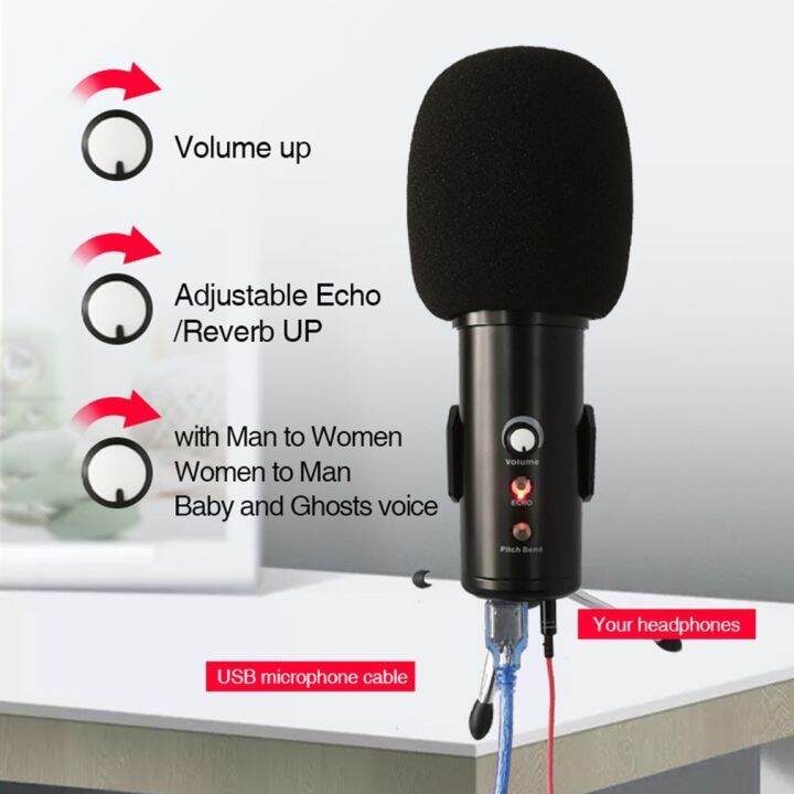 Microphones USB Microphone Professional K2 Live Conference Microphone